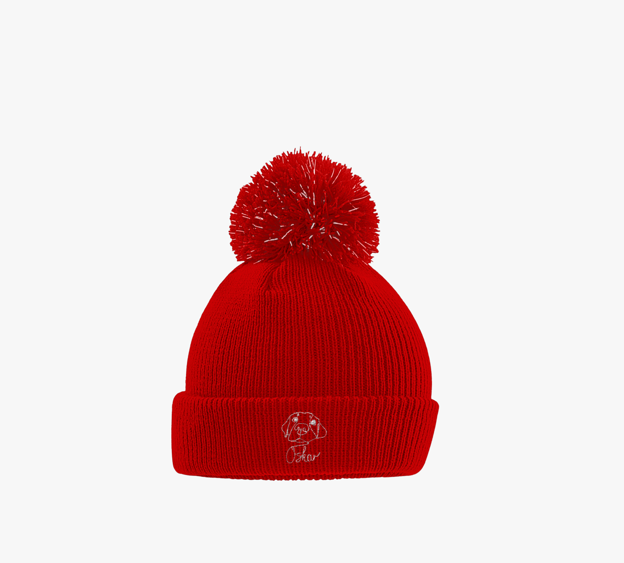 Junior Reflective Bobble Beanie | personalisiert anhand deiner Fotos