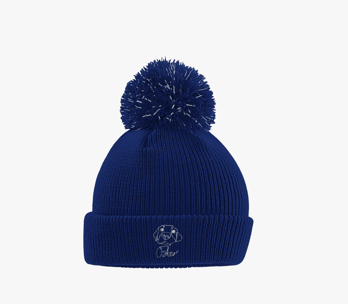 Junior Reflective Bobble Beanie | personalisiert anhand deiner Fotos