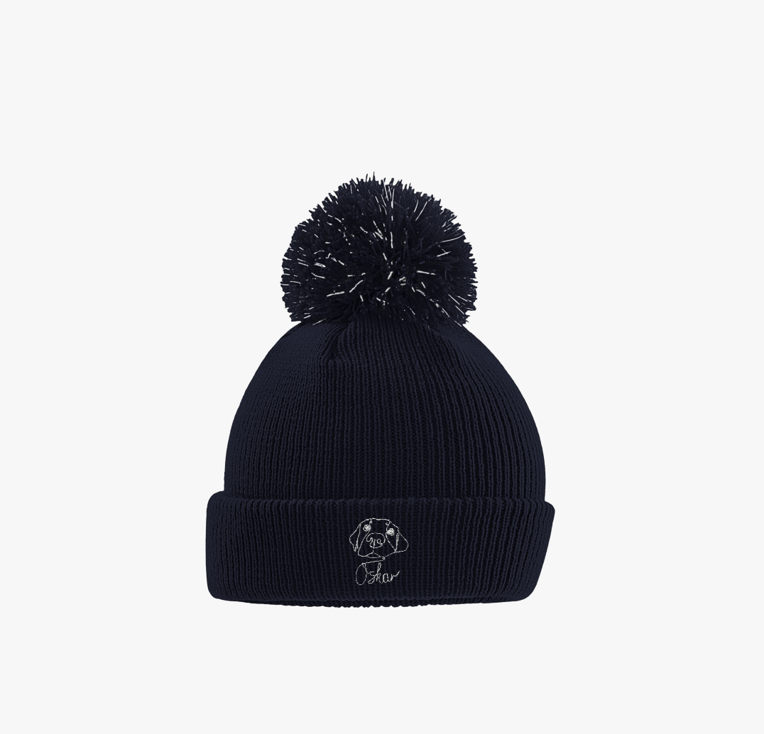 Junior Reflective Bobble Beanie | personalisiert anhand deiner Fotos