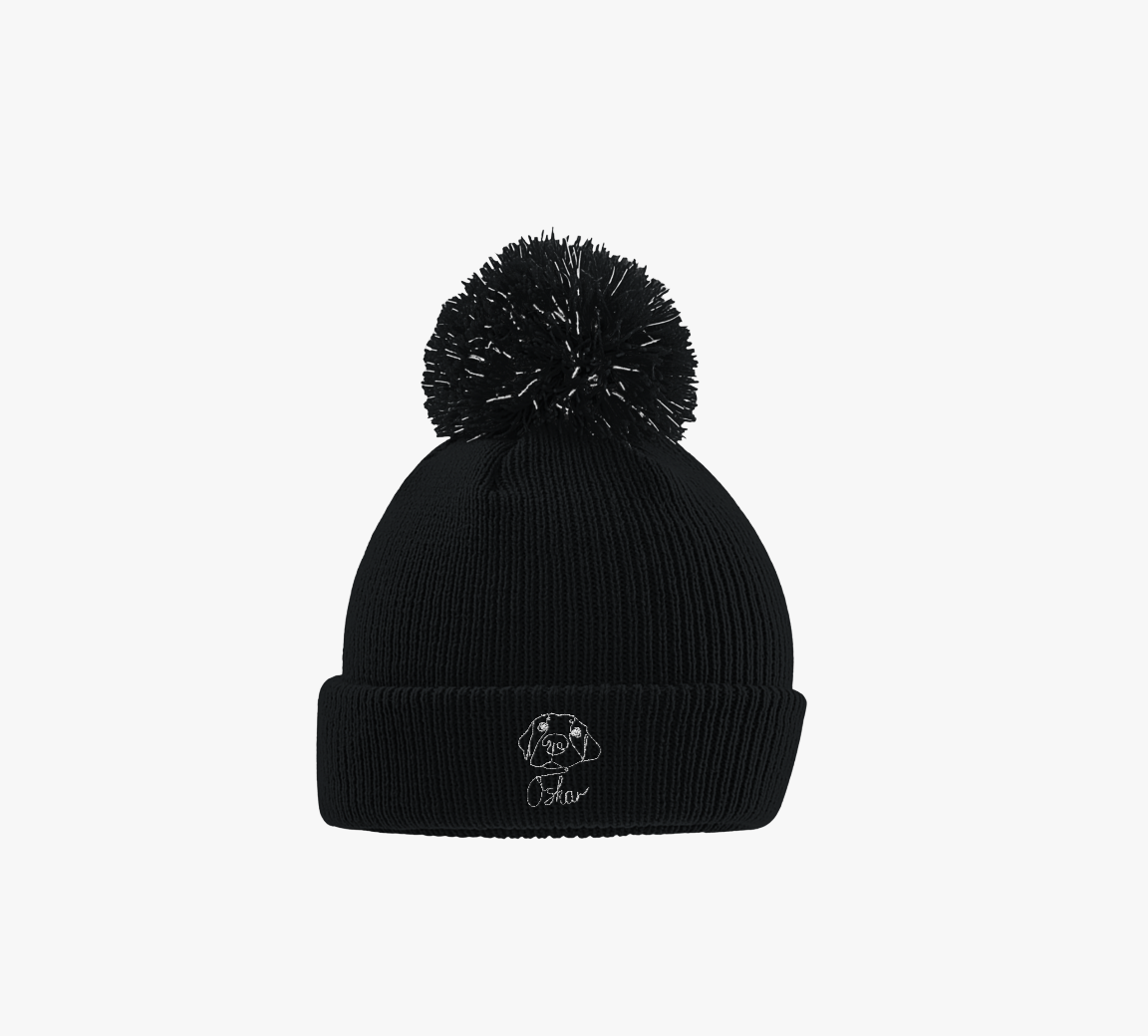 Junior Reflective Bobble Beanie | personalisiert anhand deiner Fotos