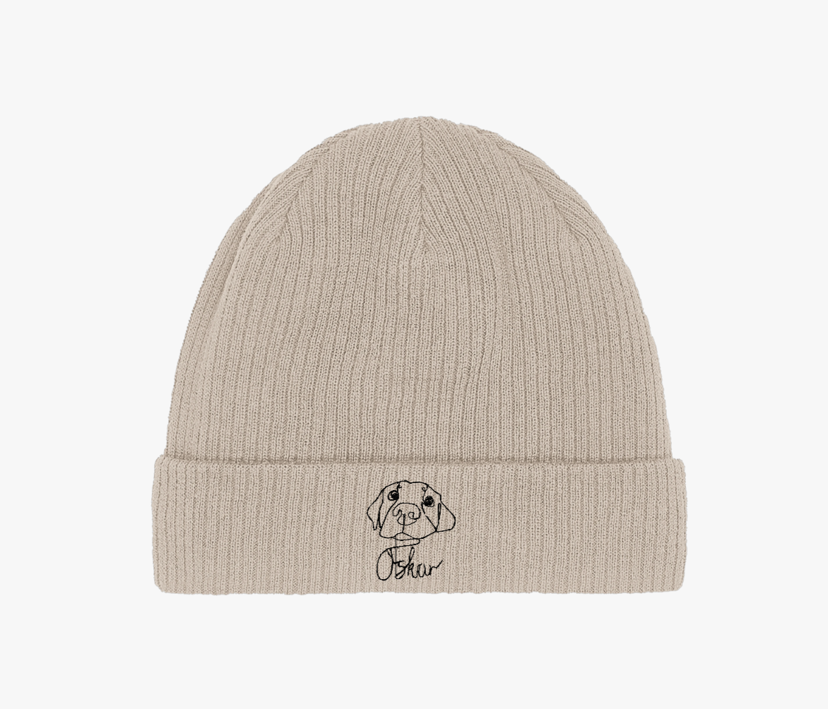 Organic Beanie | personalisiert anhand deiner Fotos