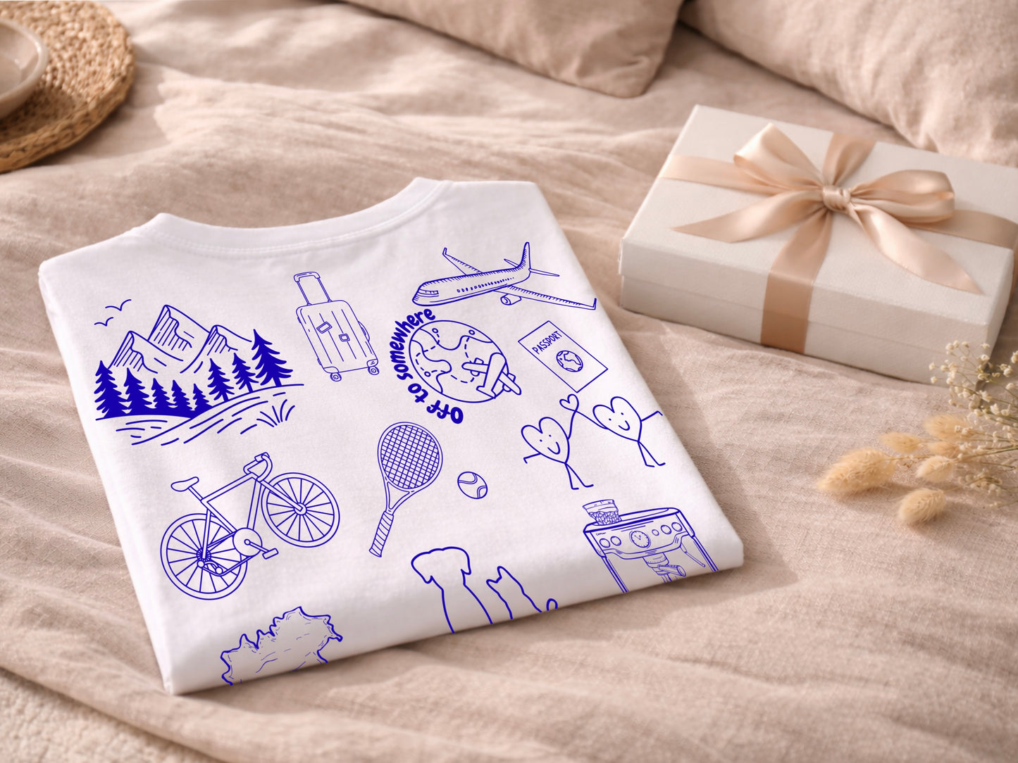 Personalized Doodle T-shirt made from organic cotton