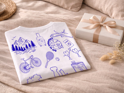 Personalized Doodle T-shirt made from organic cotton