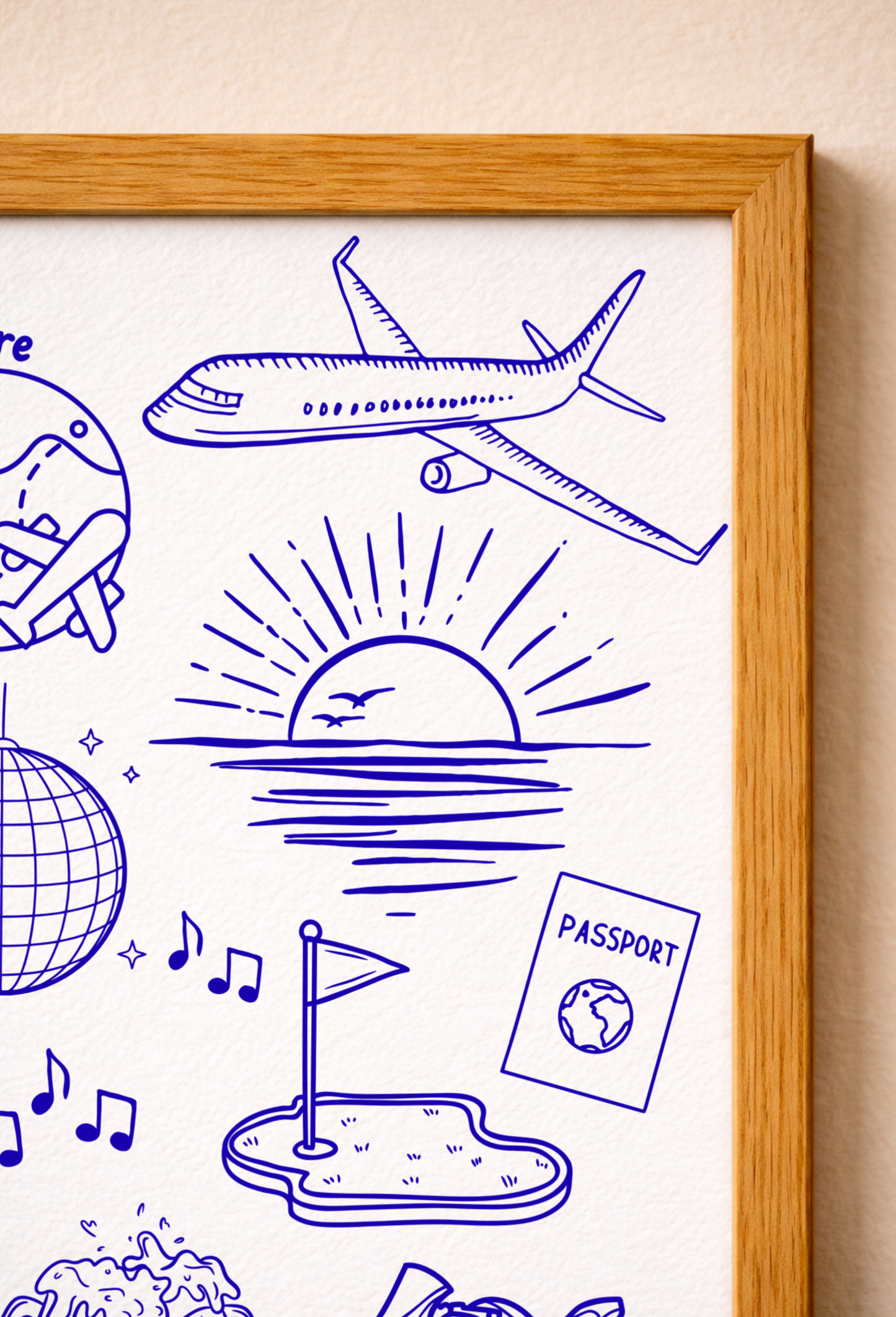 Personalized Doodle Poster as Fine Art Print