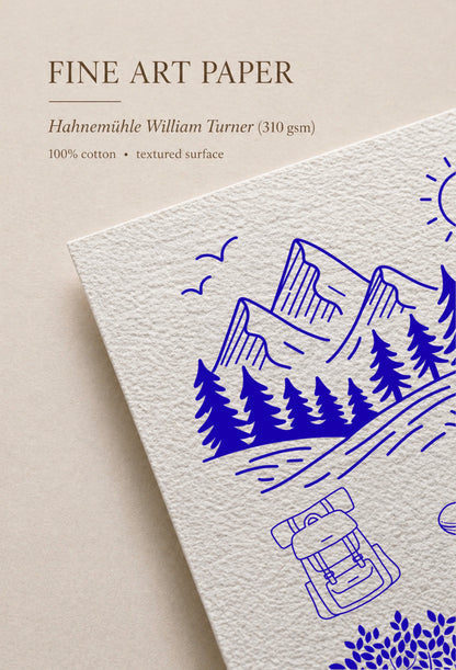Personalized Doodle Poster as Fine Art Print