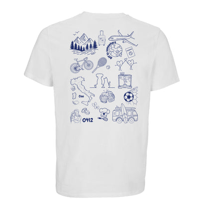 Personalized Doodle T-shirt made from organic cotton