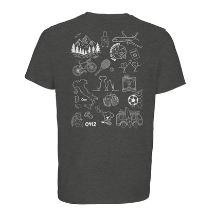 Personalized Doodle T-shirt made from organic cotton