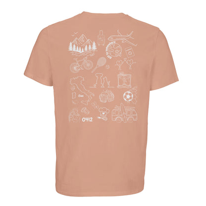 Personalized Doodle T-shirt made from organic cotton