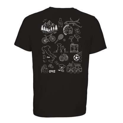 Personalized Doodle T-shirt made from organic cotton